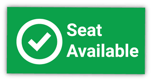  Seats Available 